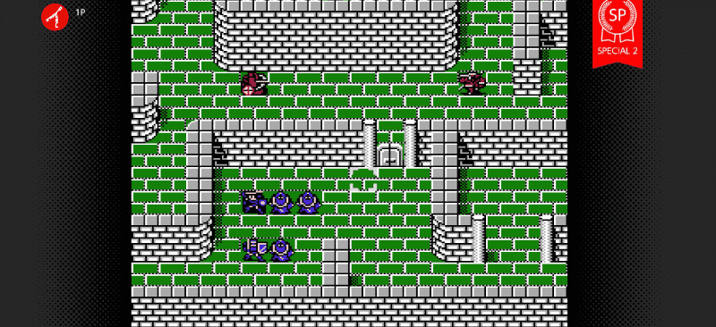 ファイアーエムブレム暗黒竜と光の剣　トライアングルアタックバージョンのゲーム画面