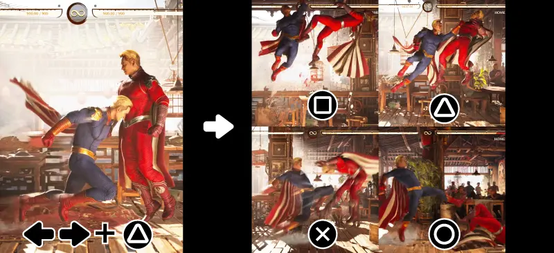 ディアボリカル・ダッシュKommand list