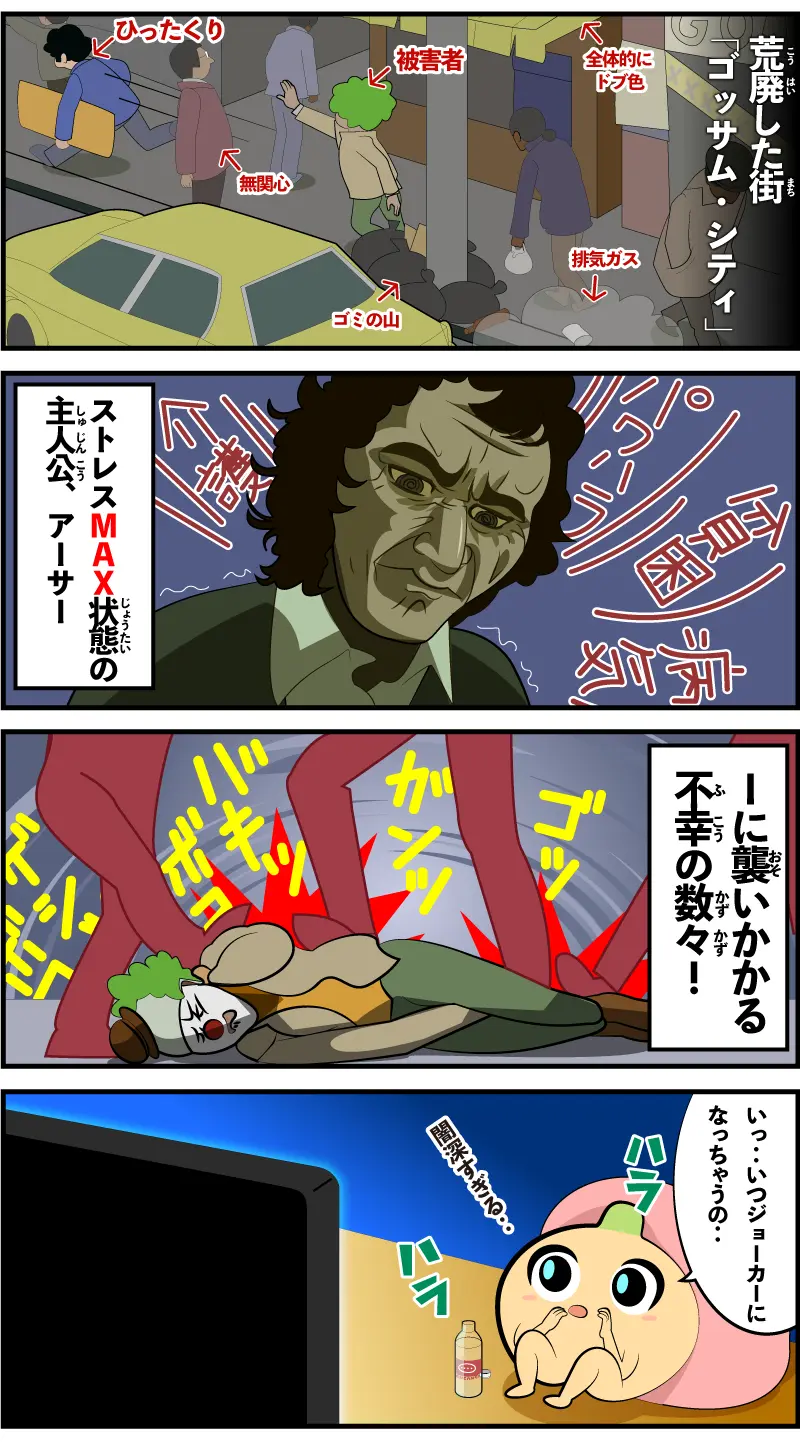 4コマ漫画【JOKERってこんな映画】