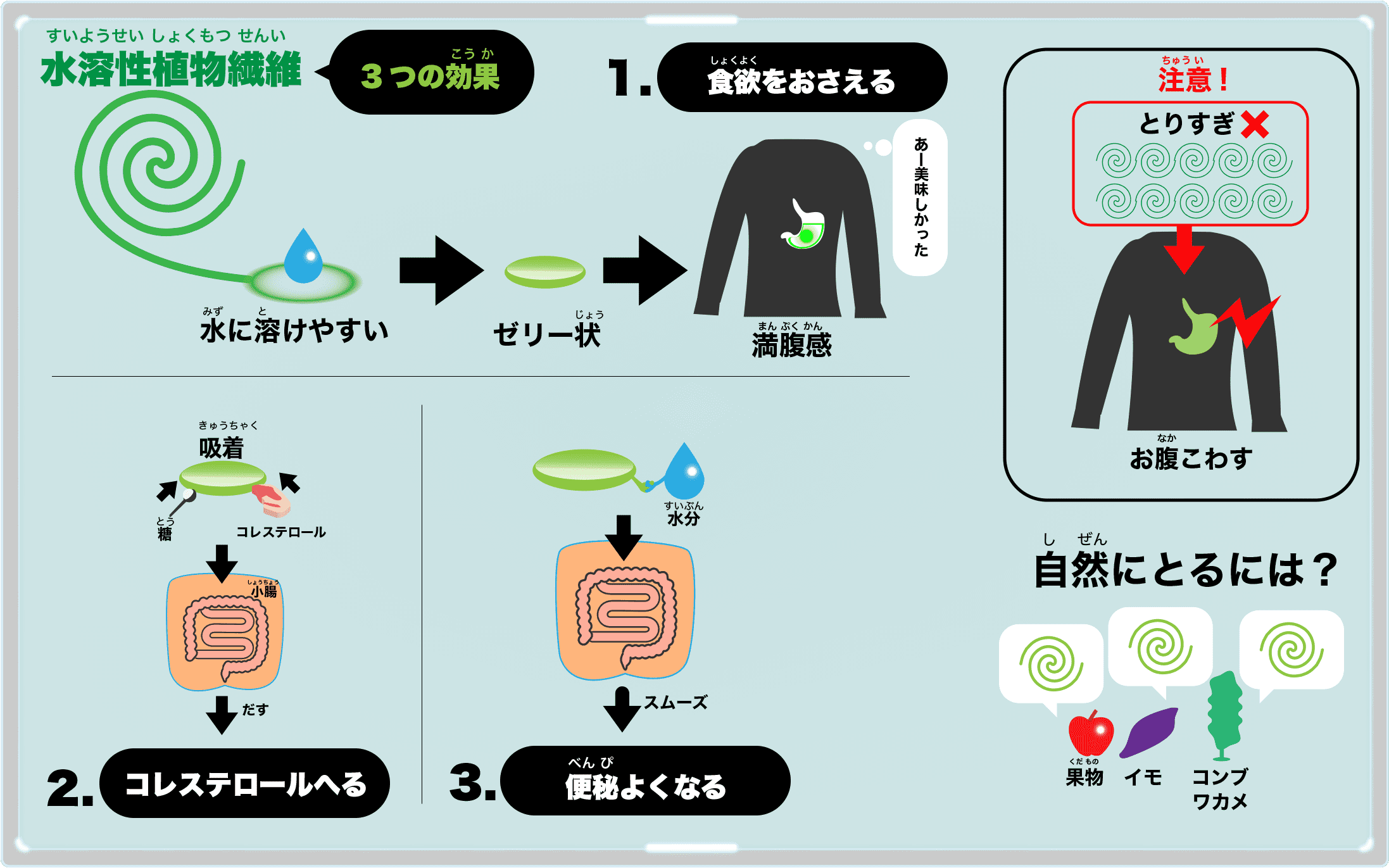 水溶性食物繊維の効果