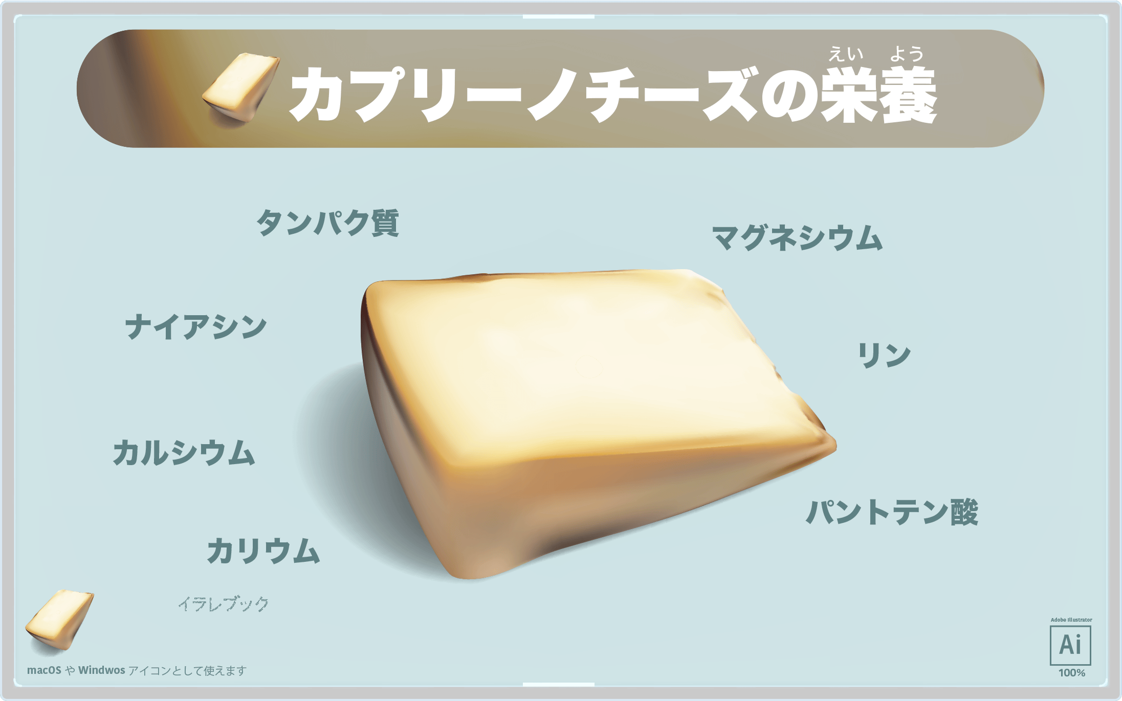 カプリーノチーズの栄養