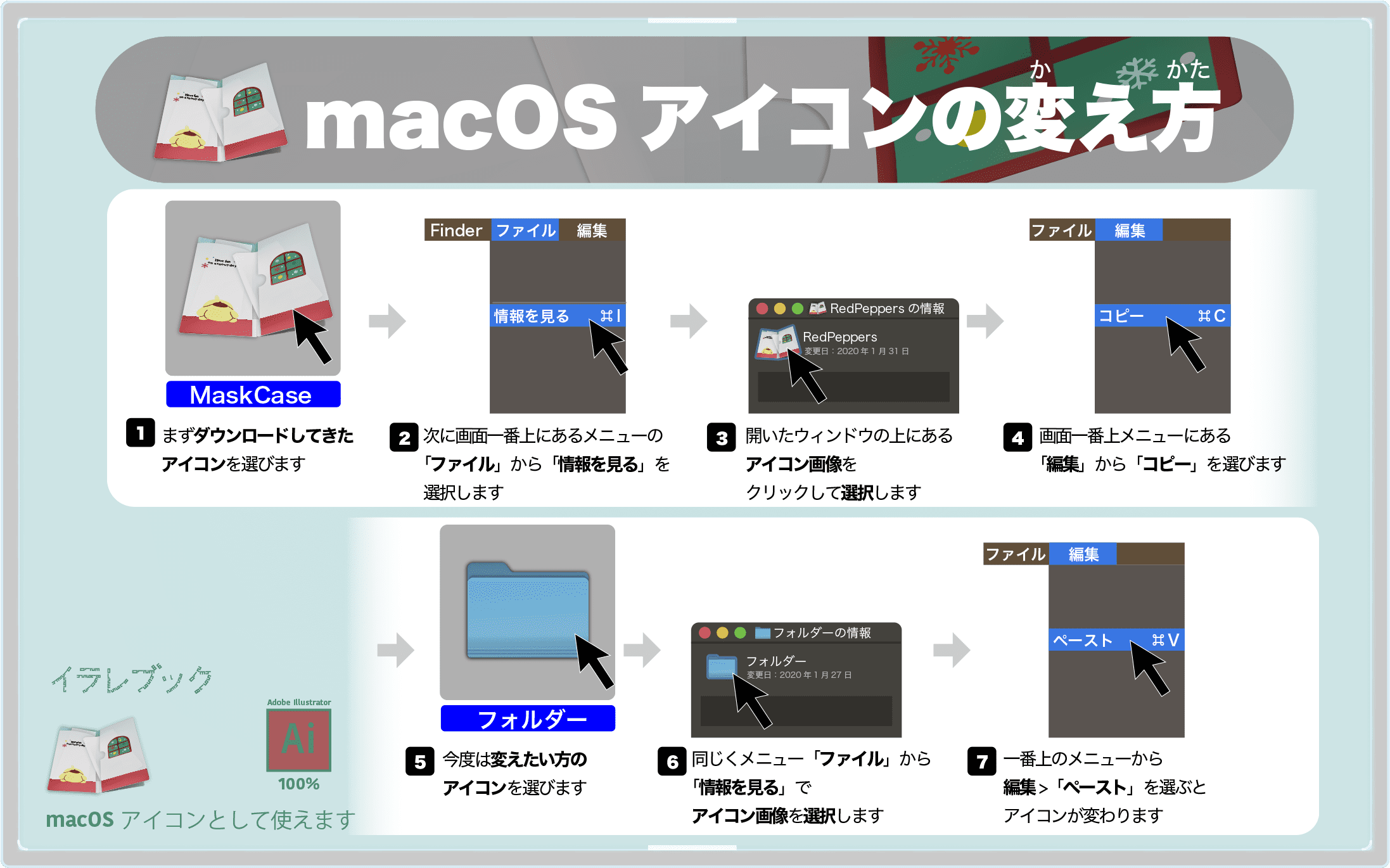 MacOSアイコンの変え方