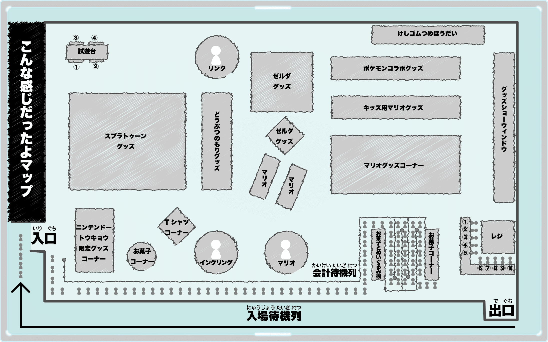 ニンテンドートーキョー店内マップ2019年11月版