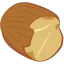 アーモンド食べかけの絵文字
