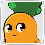にんじんちゃん（はてな顔）