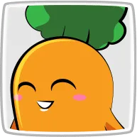 にんじんちゃん（にっこり顔）