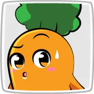 にんじんちゃん（びっくり顔）