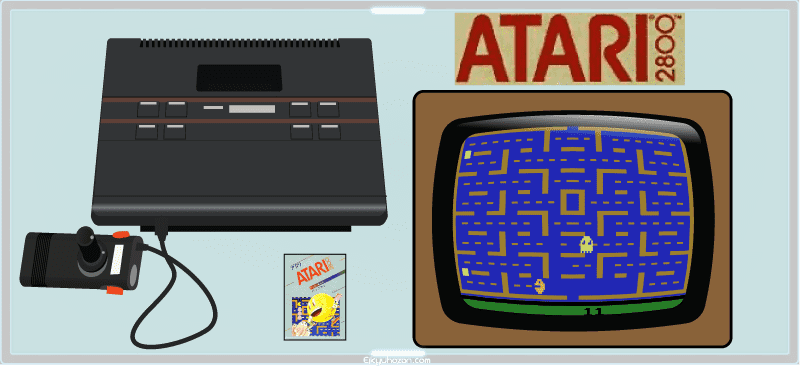 Atari2800のゲーム画面