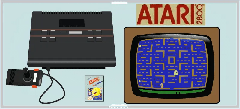 Atari2800のゲーム画面