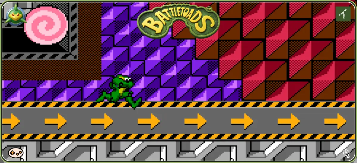 バトルトード ステージ11「クリナーウィンガー」ボス戦画面