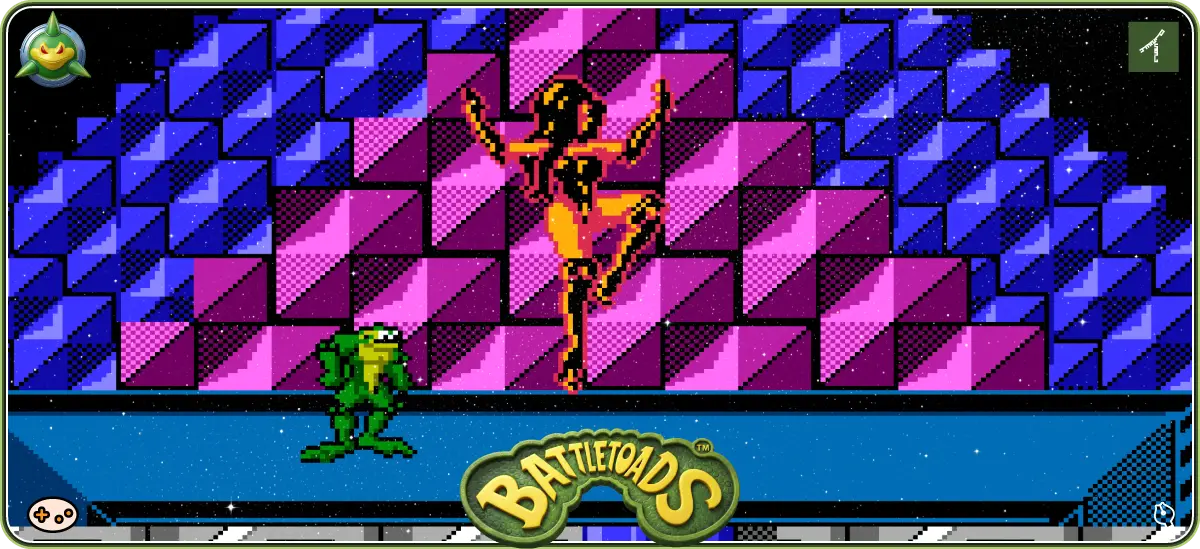 バトルトード ステージ12「The Revolution」ラスボス画面