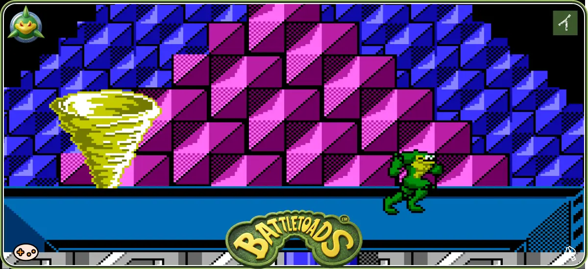 バトルトード ラスボス　サイクロン画面