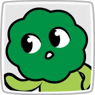 イラレブックのオリジナルキャラクターブロッコリー長男が話している画像
