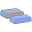 モ青いチョコレートの絵文字