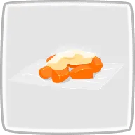 レンジでチンしたにんじんのマヨネーズがけ