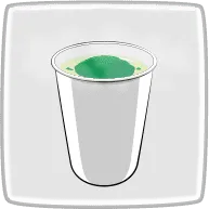 山盛りパセリの粉末カップスープ