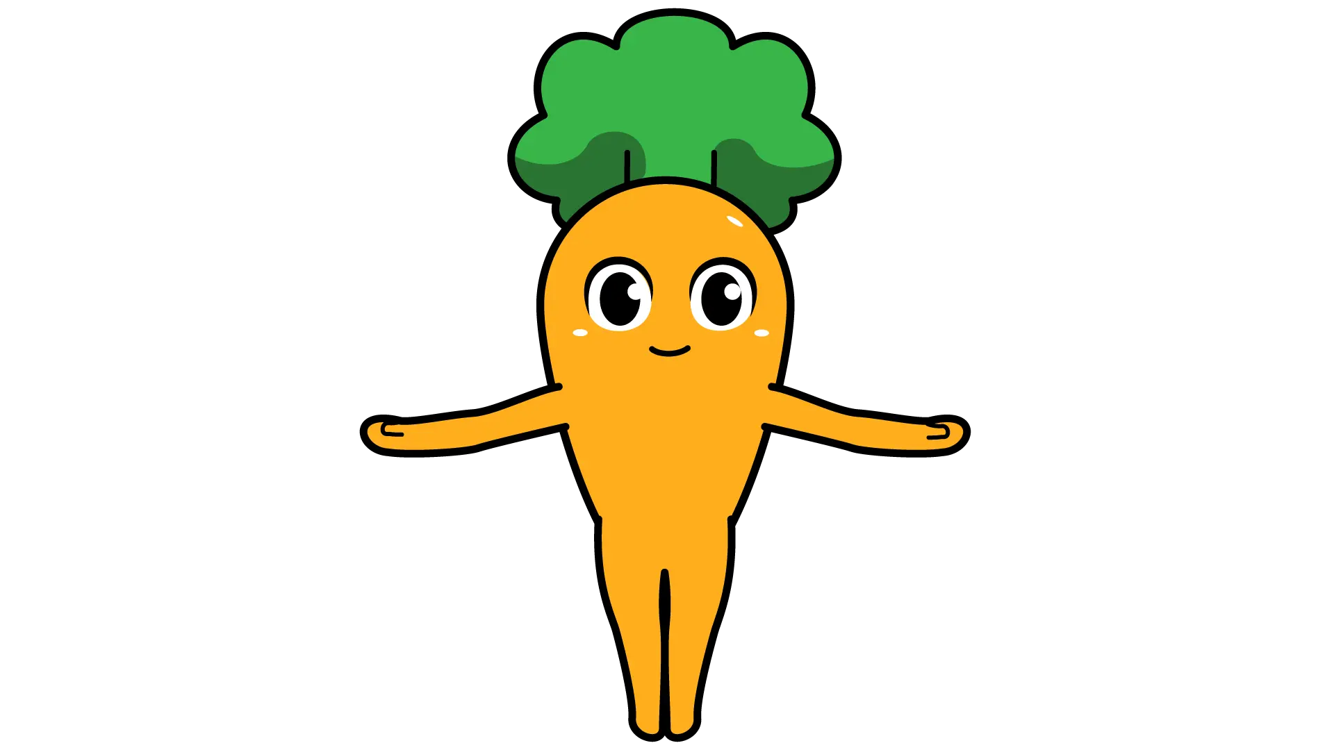 にんじんちゃんの基準画像素材