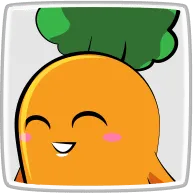 イラレブックのオリジナルキャラクターにんじんちゃんが話している画像