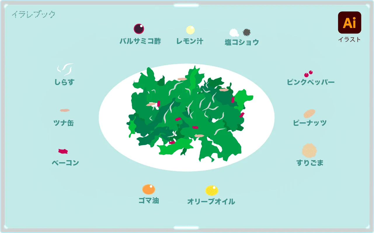 春菊のサラダ