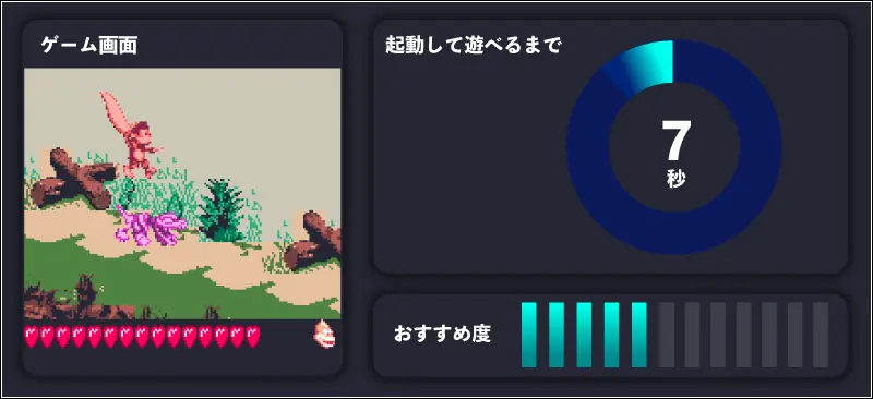 ドンキーコングGB ディンキーコング＆ディクシーコングの起動して遊べるまでの時間とおすすめ度