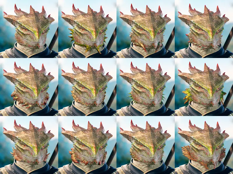 ドラゴンボーンの顎 種類