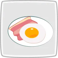 ベーコンエッグ