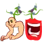 ナスの漢字の絵文字