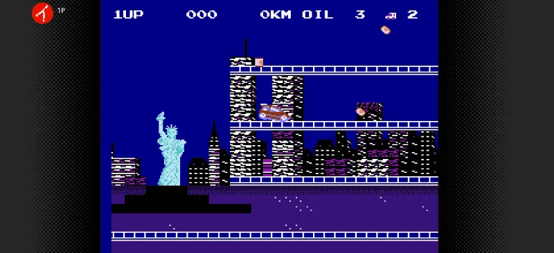 シティコネクションのゲーム画面