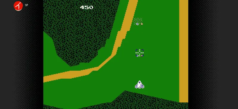 ゼビウスのゲーム画面