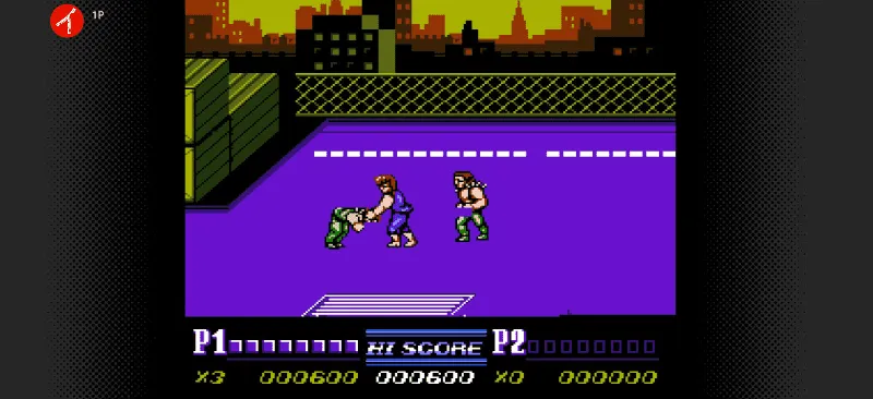 ダブルドラゴンIIザ・リベンジのゲーム画面
