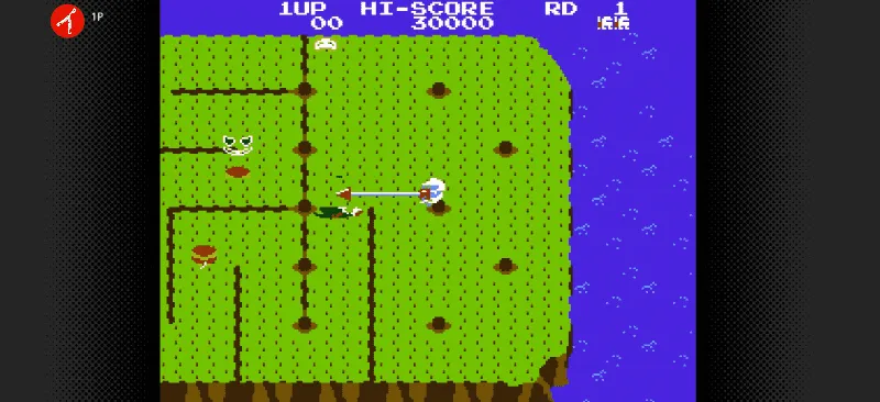ディグダグIIのゲーム画面