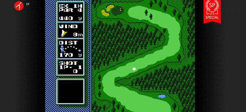 マリオオープンゴルフ　フルオープンバージョンのゲーム画面
