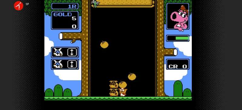 ワリオの森のゲーム画面
