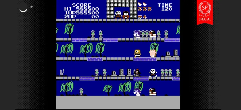 忍者じゃじゃ丸くん 百鬼夜行バージョンのゲーム画面