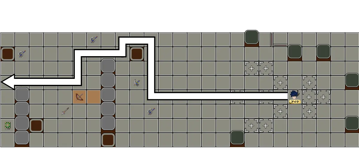 第23章「オルリベス大橋」進軍マップ1