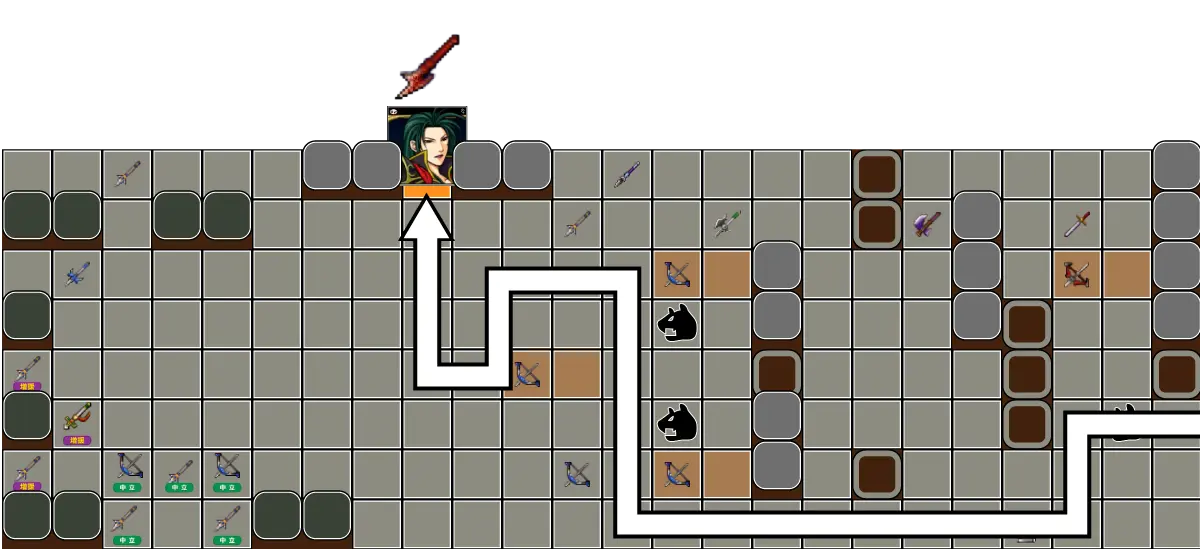 第23章「オルリベス大橋」進軍マップ3