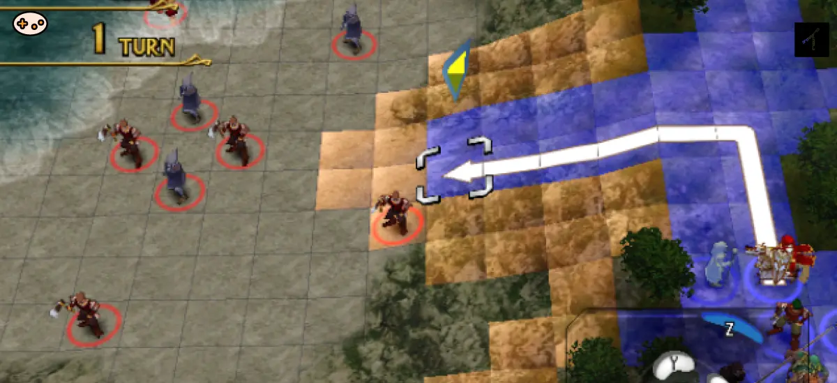 ファイアーエムブレム蒼炎の軌跡 移動コストのスクリーンショット