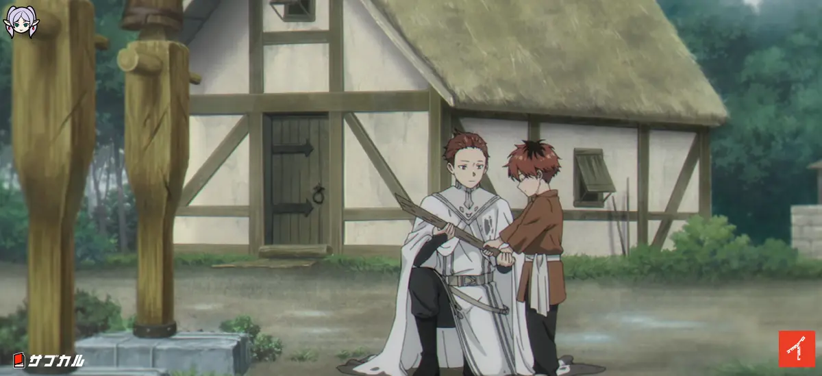 TVアニメ「葬送のフリーレン」エピソード32でのシュタルクの回想シーン