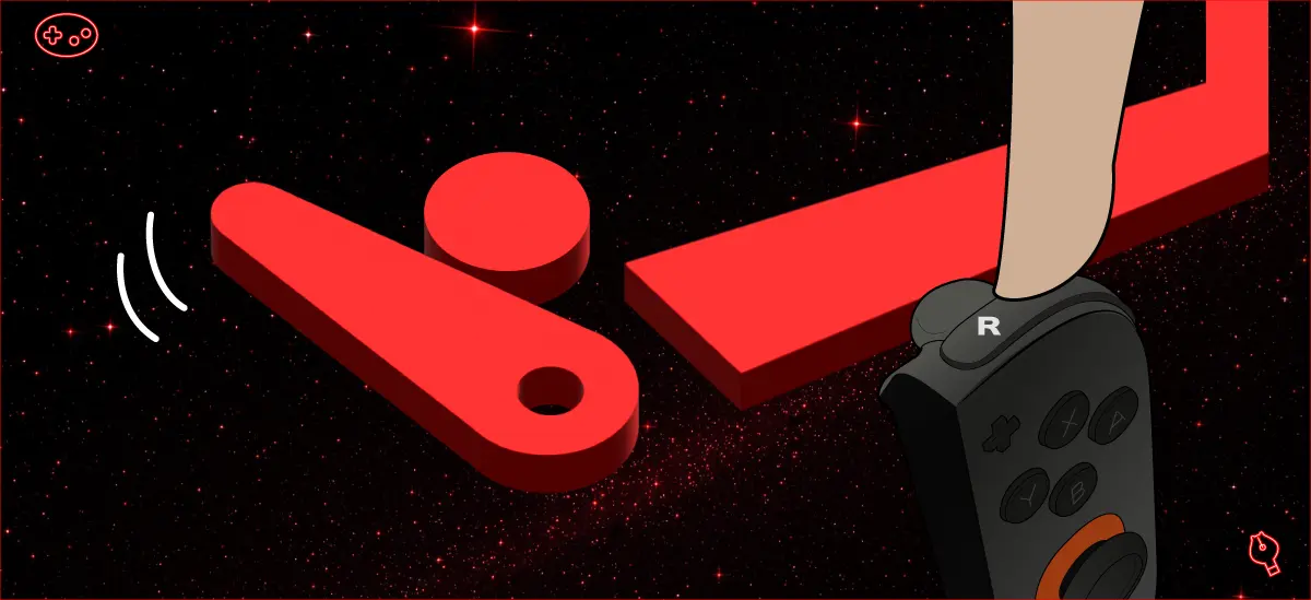 ギャラクティックピンボールのパックのホールド図解ギャラクティックピンボールの4つの台図解