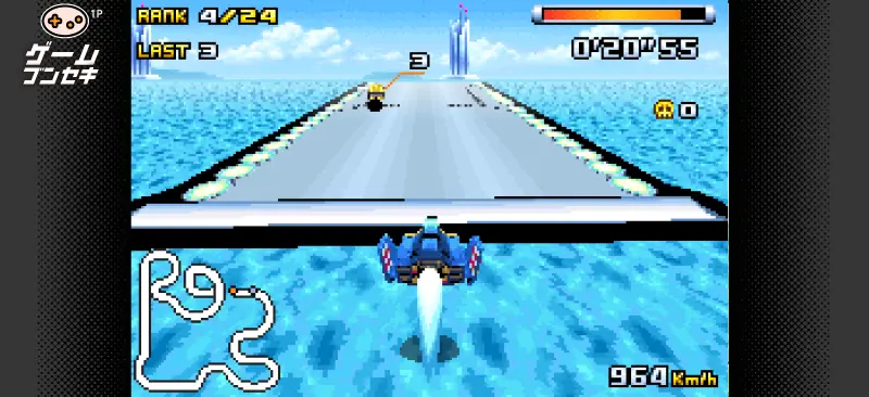 >F-ZERO クライマックスのゲーム画面