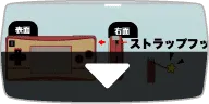 ストラップと音量調節