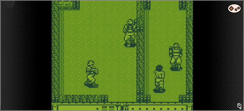怒りの要塞のゲーム画面