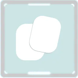 今治産のガーゼマスクとガーゼシートイラスト