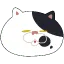 ジャッジくん(寝顔)のつめつめ消しゴムの絵文字