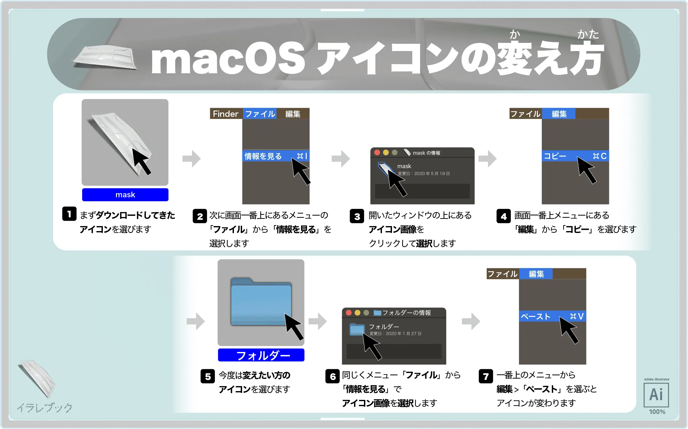 個包装マスクアイコンダウンロード