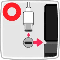 ⑤USB-C