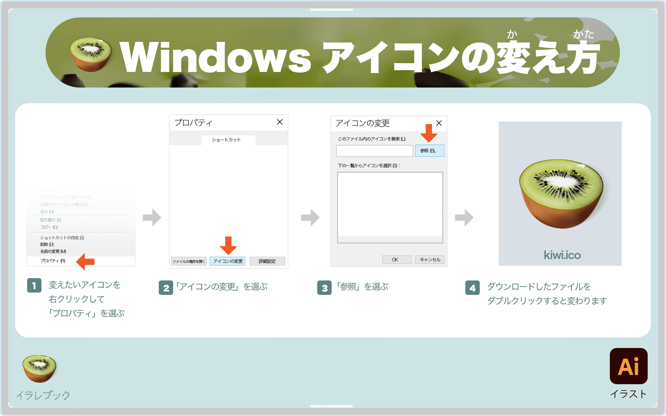 キウイイラスト キーウィとの関係や類似点 相違点からキウイの栄養と選び方 イラレマンガ