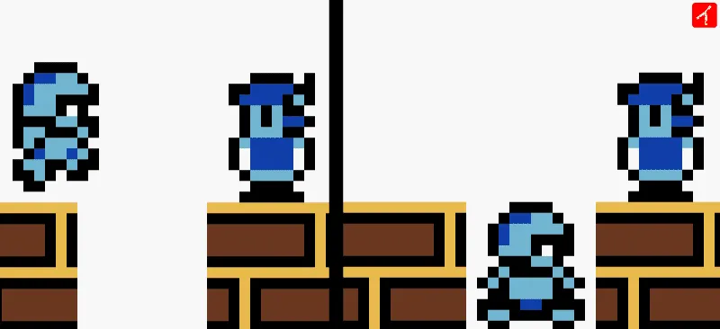 敵を穴に入れる