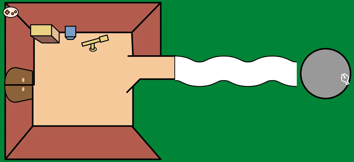 ルイージマンション エリア3 幻想の世界マップ