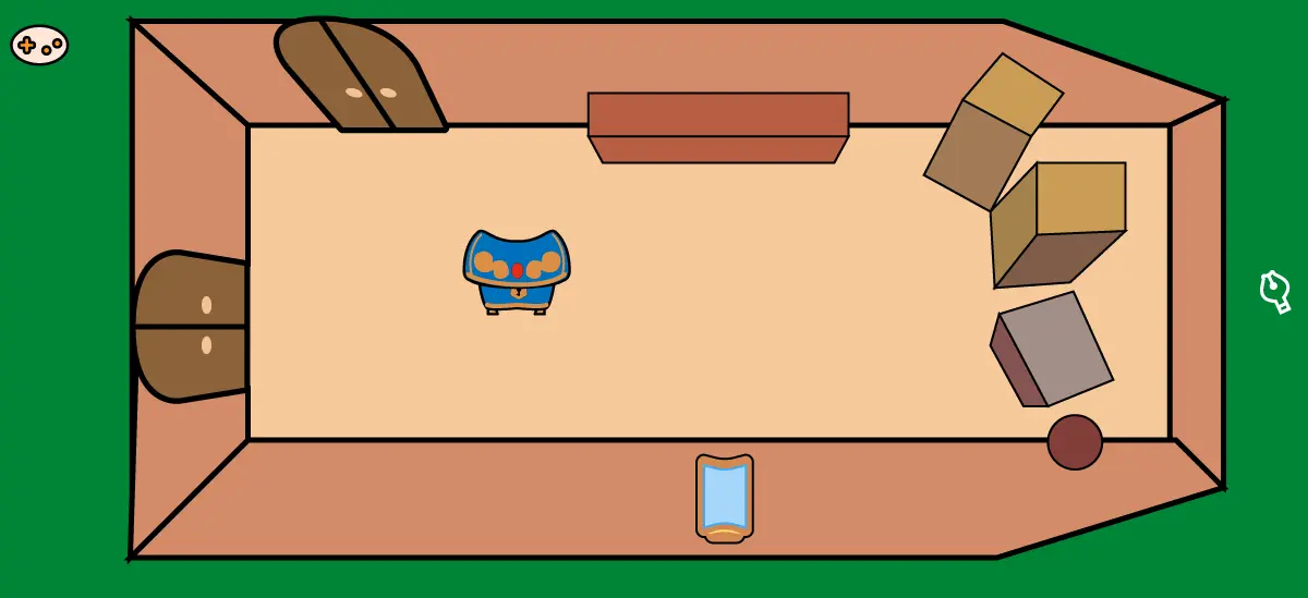 ルイージマンション エリア3 はく製の部屋マップ